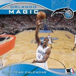  Orlando Magic 2009 12 x 12 Team Wall Calendar Sports 