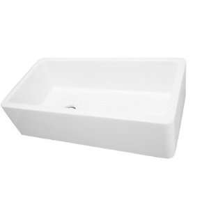  Farmhouse Kitchen Sink in White