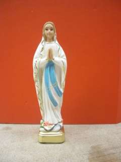 Our Lady of Lourdes (1820 15) 8 Italian Plaster Statue  