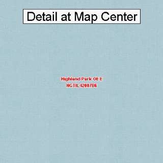   Map   Highland Park OE E, Illinois (Folded/Waterproof) Sports