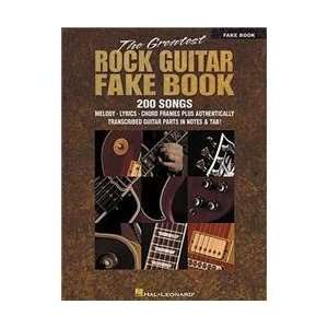    Hal Leonard The Greatest Rock Guitar Fake Book Musical Instruments