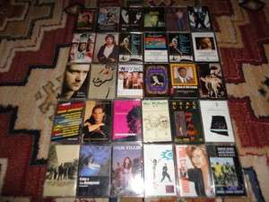 30 Various Music Cassette Tapes ~ Titles Listed/Lot 21  