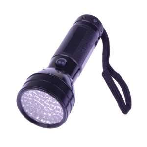   Bright 51 LED 3 AA Black Police Flashlight Torch