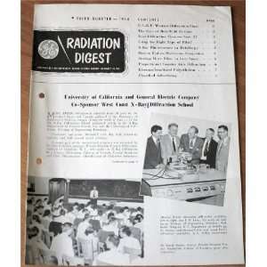   Radiation Digest Third Quarter 1954 David S. Goodman (Editor) Books