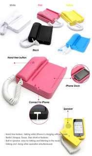   Telephone charger Landline Dock Handset for iPhone 4S 4 3G 3GS F13