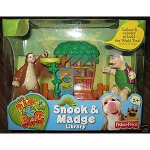  SNOOK & MADGE FIGURE LIBRARY TREEHOUSE PLAYSET 2007 Toys & Games