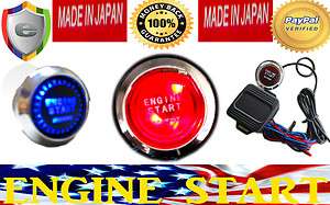 Kia Mini LED Push Start Button Engine Ignition Starter   BLUE or RED 