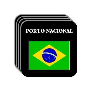 Brazil   PORTO NACIONAL Set of 4 Mini Mousepad Coasters