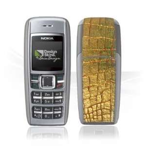  Design Skins for Nokia 1600   Gold Snake Design Folie 