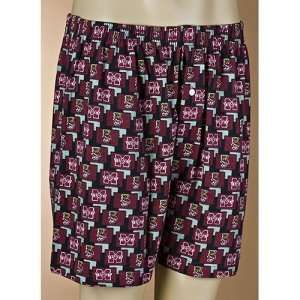 Mississippi State Bulldogs NCAA Mens Pattern 2 Boxer Shorts (X Large 