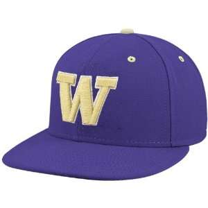 Nike Washington Huskies Purple On Field Fitted Hat Sports 