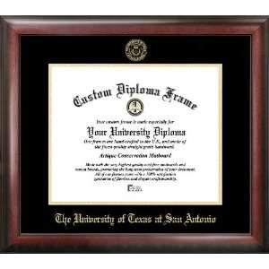  Texas San Antonio Roadrunners Gold Embossed Diploma Frame 
