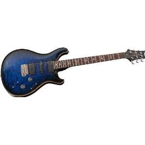  Prs 513 With Quilted Top Electric Guitar Sapphire 