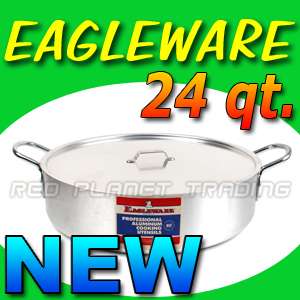 Eagleware Aluminum 24 Quart Brazier Pot NSF 19 19 in.  