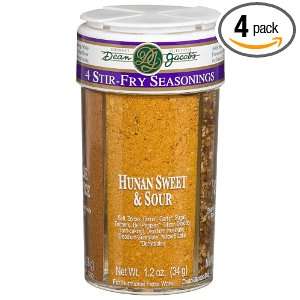 Dean Jacobs 4 Stir Fry Seasonings, 4.7 Ounce Large Jars (Pack of 4 
