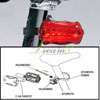 LED Bike Bicycle Waterproof Head Light+Rear Flashlight  