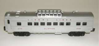   . 2432 Clifton Illuminated Passenger Car w/ Red Letters NO RES  
