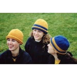  School Colors Hat Knitting Pattern (AC 53) Betsy Lee 