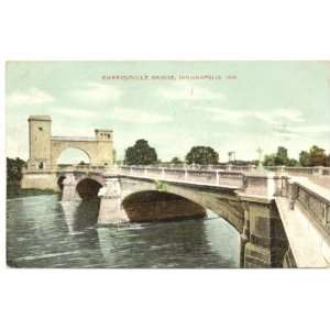   Postcard Emerichville Bridge   Indianapolis Indiana 