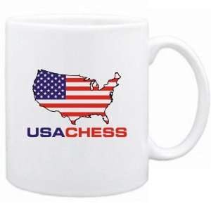  New  Usa Chess / Map  Mug Sports