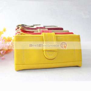 New Lady Women Buckle Design Wallet Purse Handle Bag  