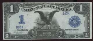 An unrivaled early silver certificate quartet in fabulous uncertified 