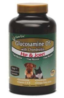 NaturVet Dog GLUCOSAMINE DS WITH CHONDROITIN TIME RELEASE 150 Tablets 