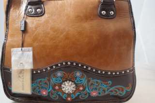 DG Sunglasses+Western Montana West Emroidery Flower Concho Handbag 