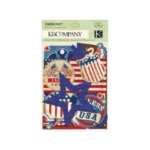  K&Company Americana Die Cut Cardstock Arts, Crafts 