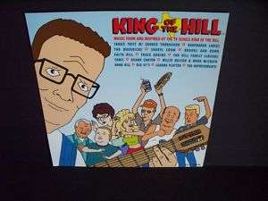 KING OF THE HILL TV SERIES PROMO ALBUM POSTER FLAT RARE  