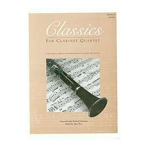    Classics For Clarinet Quartet   Full Score Musical Instruments