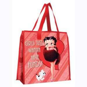  Betty Boop Go Green Recycled Shopper Tote *SALE*