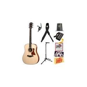  Taylor 110 Dreadnought Acoustic Guitar Bundle with Tuner 