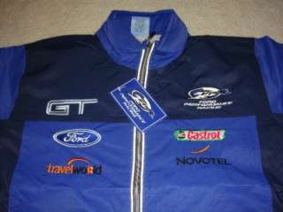 New FORD Performance Racing Jacket GT Lg Large Blue  