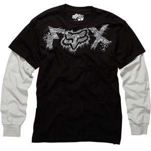  Fox Racing Outlaws 2Fer Shirt   2X Large/Black Automotive