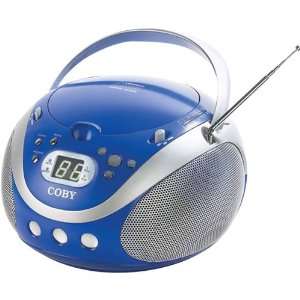  New Blue Portable CD Player With AM/FM Tuner   T44588  
