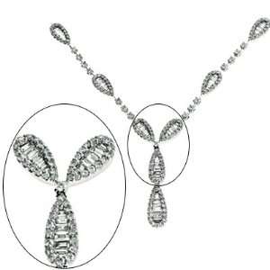  White Gold Diamond Necklace Jewelry