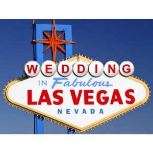  Wedding in Las Vegas Postage Stamp