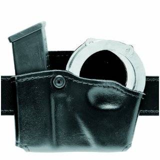   573 Glock 17 22 Open Top Paddle Magazine Pouch with Handcuff Case