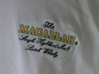 Macallan Embroidered Logo Tee Shirt (L)  