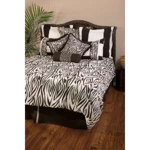  Zebra King Duvet with Poly Insert Bed Set