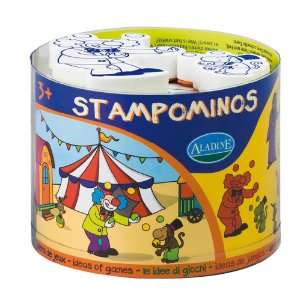  Aladine Stampominos, Circus Themed Foam Stamps, Set of 10 