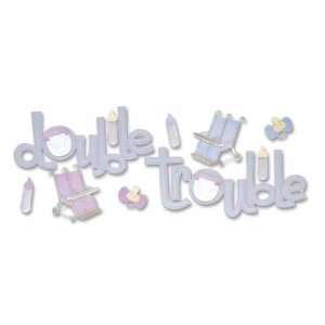  Jolees Boutique Title Wave Stickers, Baby/Double Trouble 