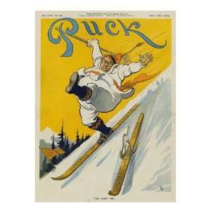 The lost ski Poster (18.00 x 24.00)