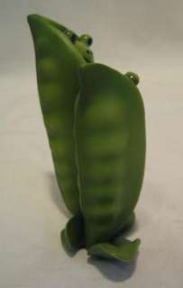 HOME GROWN Seagull Decor Two Peas in Pod green figurine  