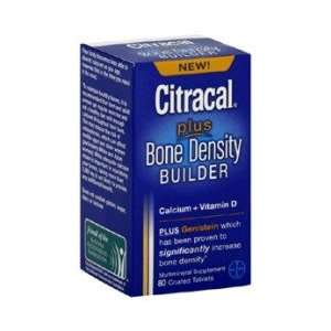  Citracal Plus Bone Density Builder Calcium Vitamin D   80 