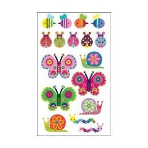   Sparkler Classic Stickers Bugs; 6 Items/Order Arts, Crafts & Sewing