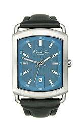 Gents Blue Dial Leather Band Kenneth Cole Watch KC1703  