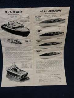 Taft Marine Woodcraft   1950s Kit Boats  