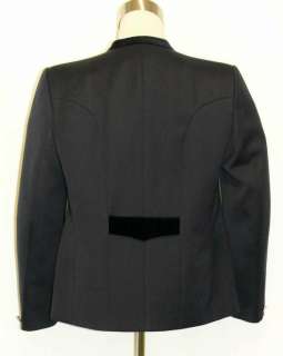 NAVY BLUE Men WOOL German Dinner Suit Jacket Coat/46 L  